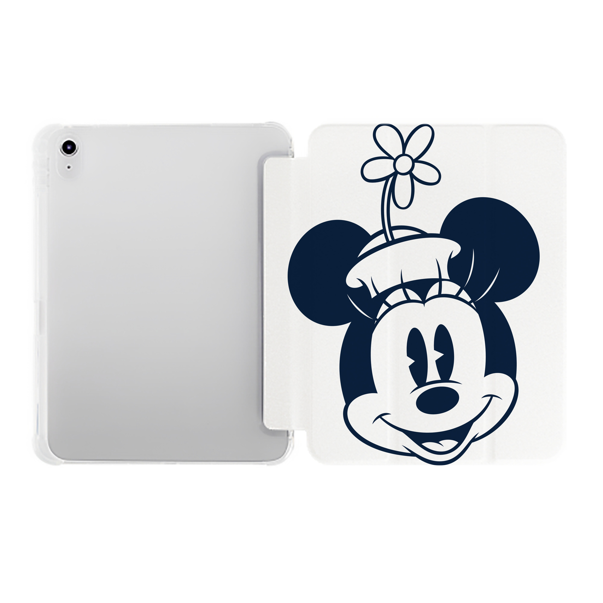 （画像用） ミッキーマウス Mickey Mouse IPad ケース ペン収納付き 三つ折りスタンド PUレザー×シリコン 対応機種9.5/10.5/10.9インチ
